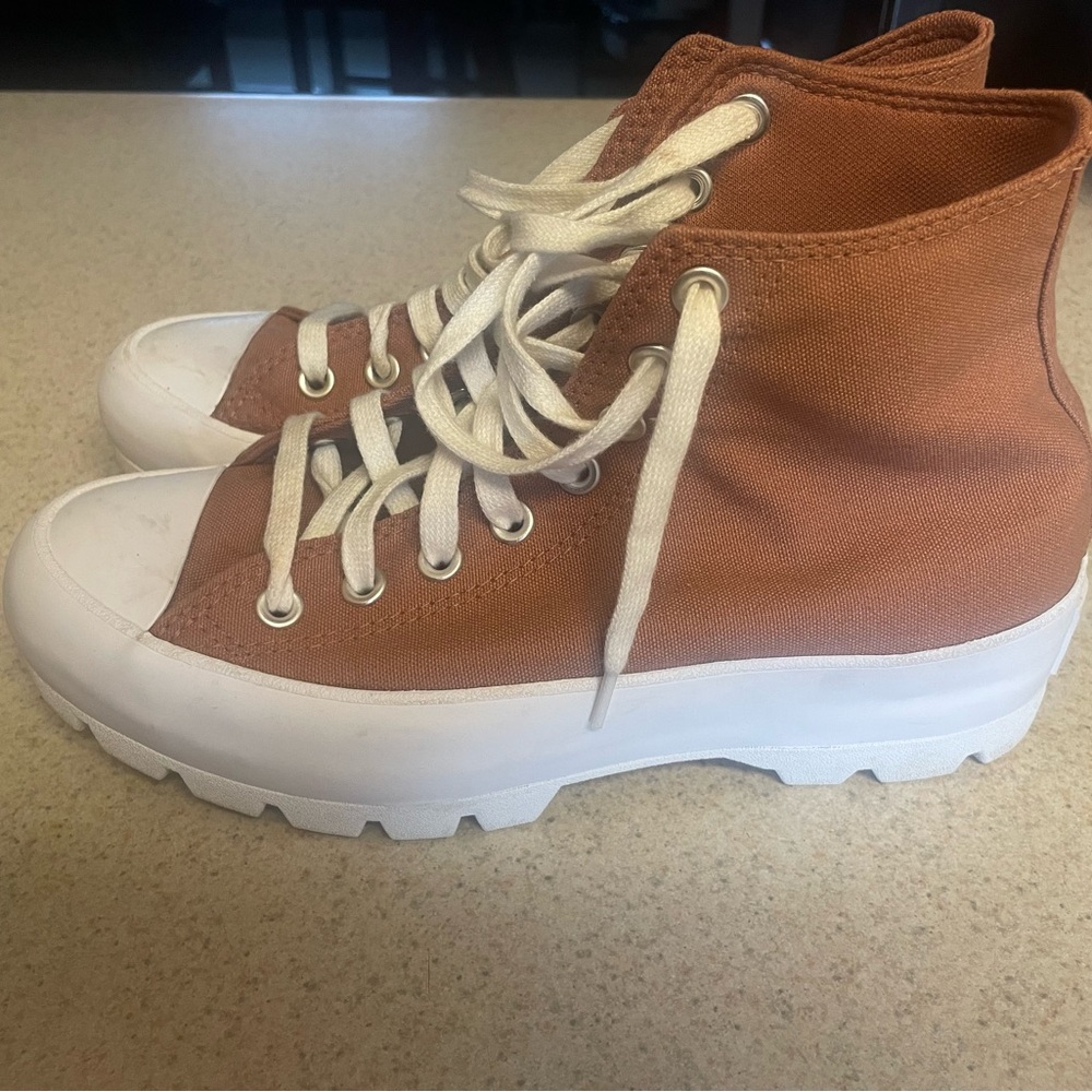 Platform high top converse